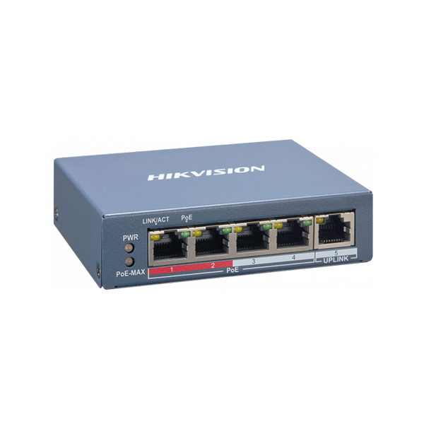 Hikvision DS-3E1105P-EI Smart Managed 4-Port 100Mbps PoE Switch